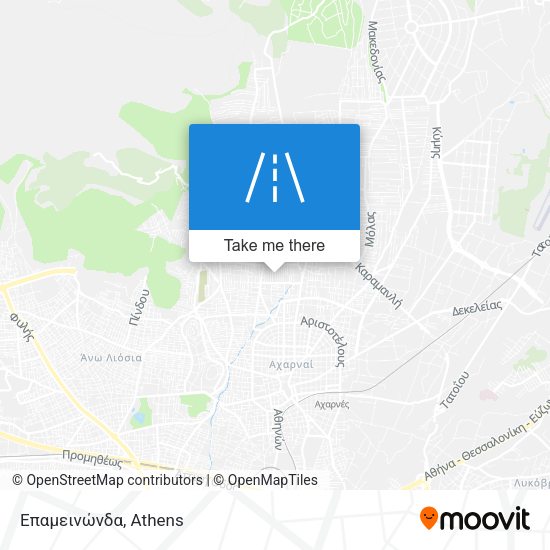 Επαμεινώνδα map