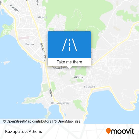 Καλαμάτας map
