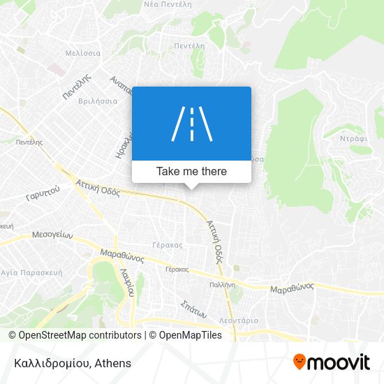 Καλλιδρομίου map