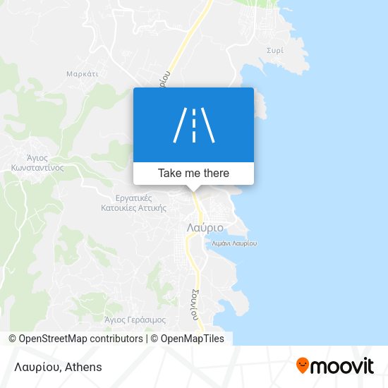 Λαυρίου map