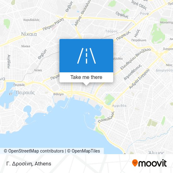 Γ. Δροσίνη map