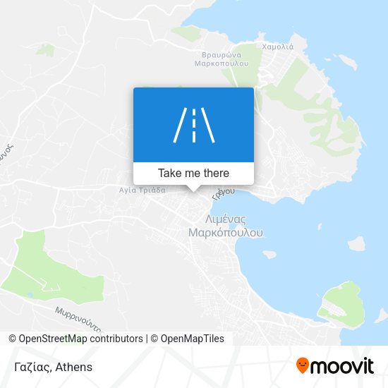 Γαζίας map