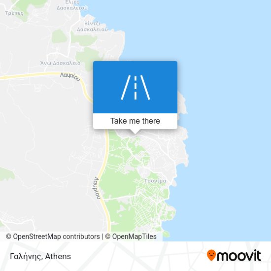 Γαλήνης map