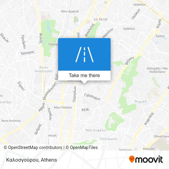 Καλοσγούρου map