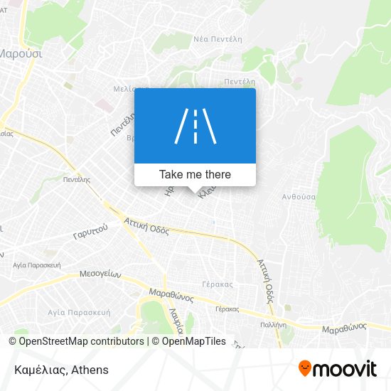 Καμέλιας map