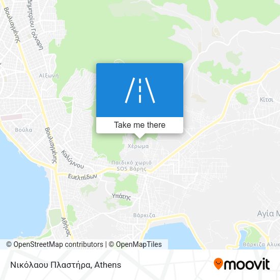 Νικόλαου Πλαστήρα map