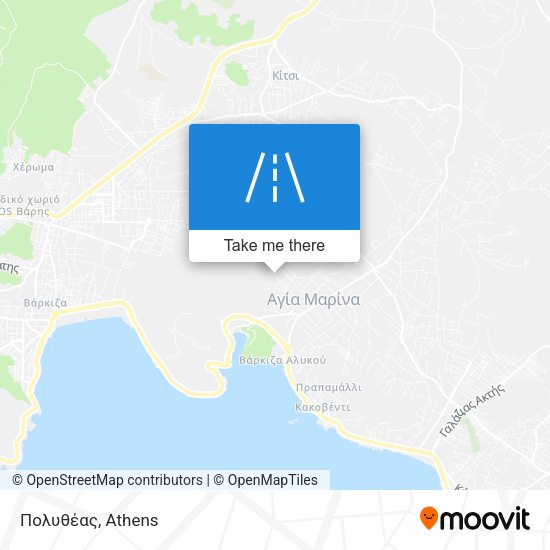 Πολυθέας map