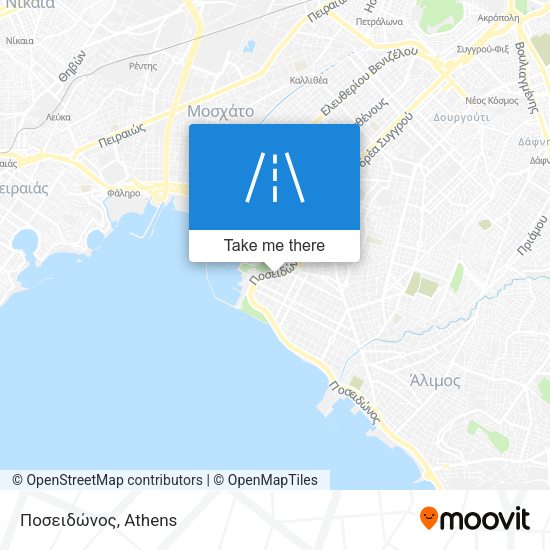 Ποσειδώνος map