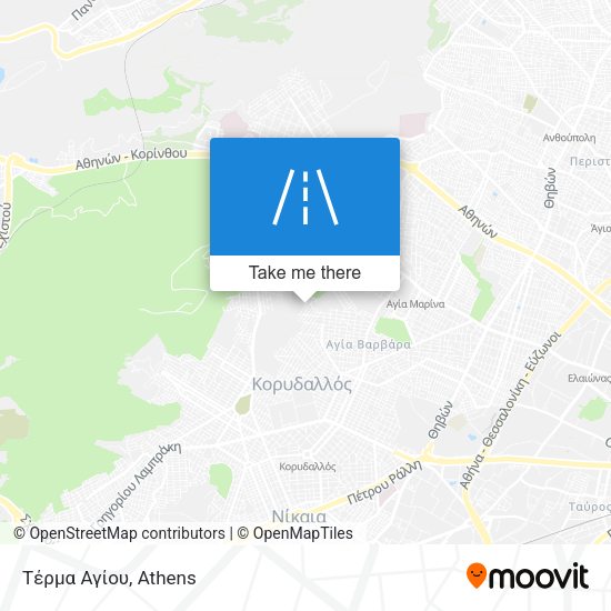 Τέρμα Αγίου map