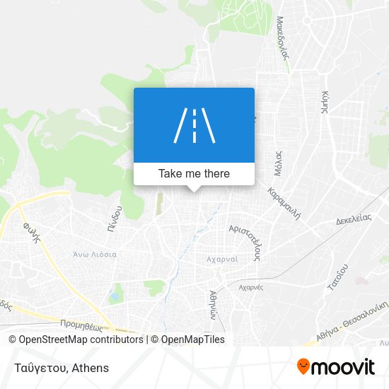 Ταΰγετου map