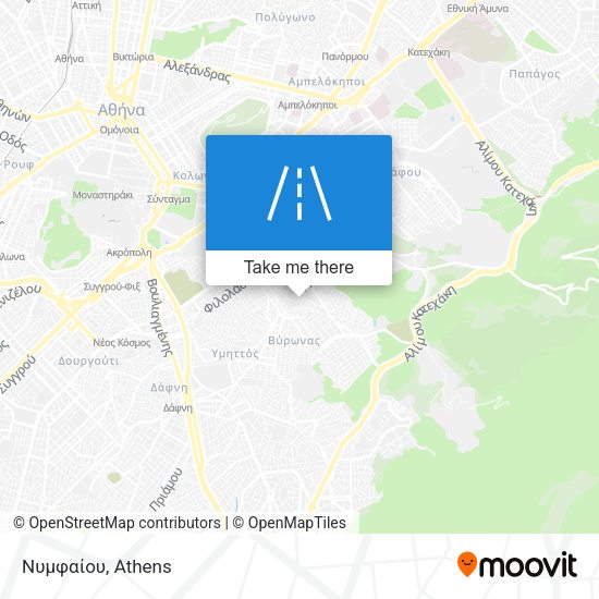 Νυμφαίου map