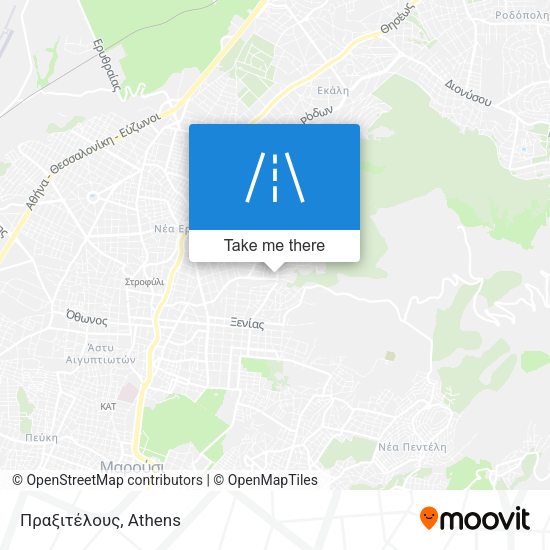 Πραξιτέλους map