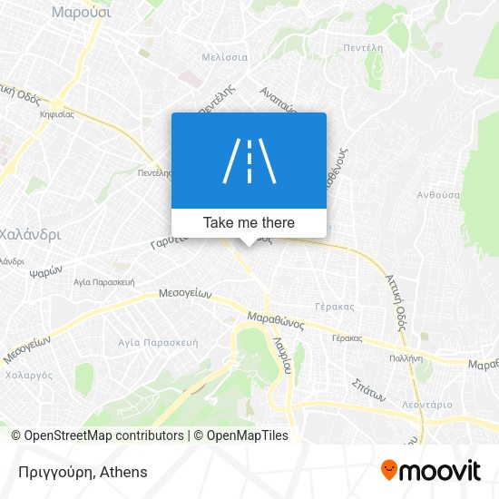 Πριγγούρη map
