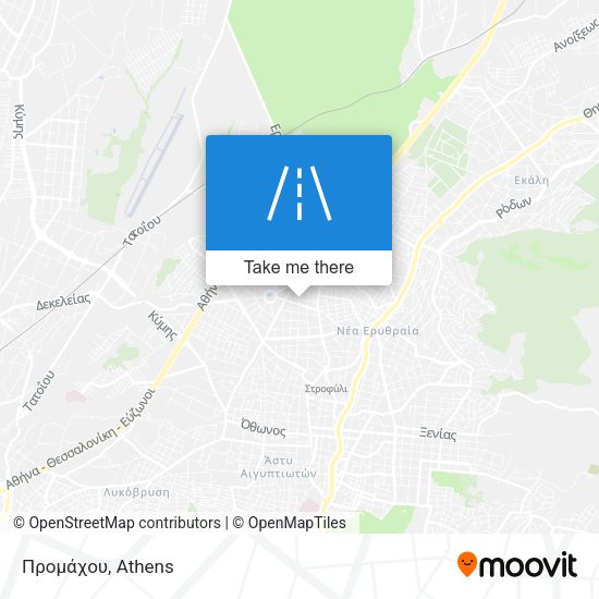 Προμάχου map