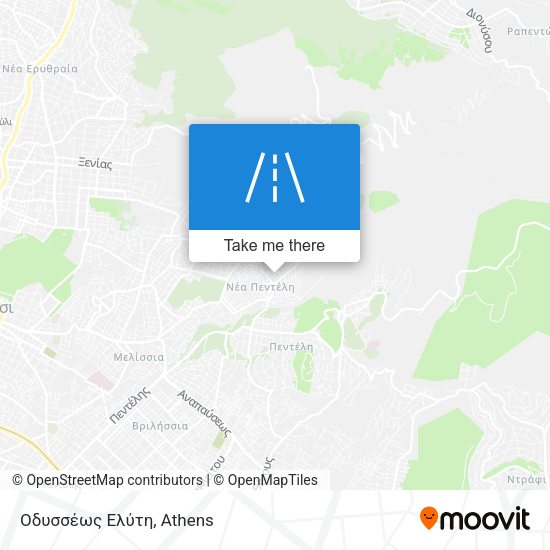Οδυσσέως Ελύτη map