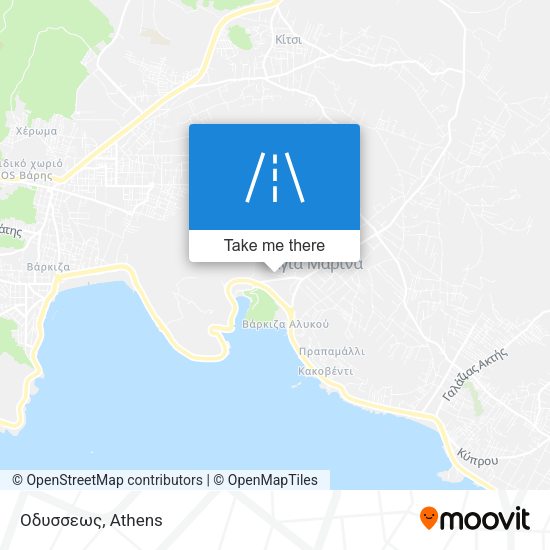 Οδυσσεως map