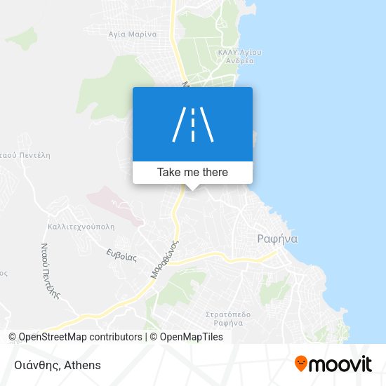 Οιάνθης map