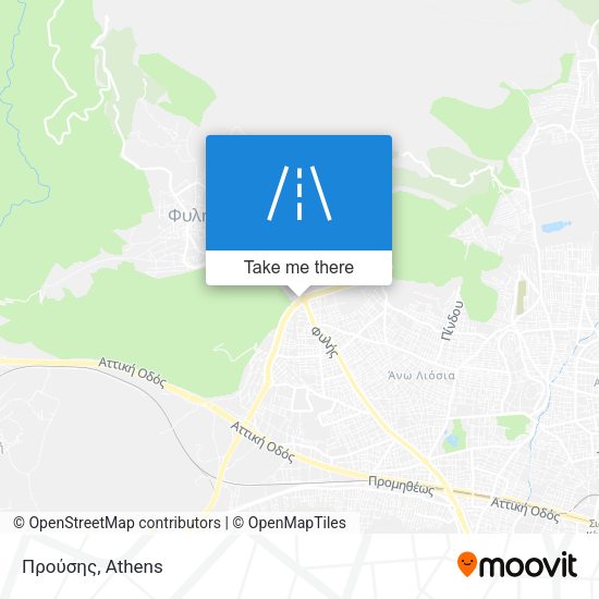Προύσης map