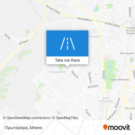 Πρωταγόρα map