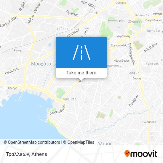 Τράλλεων map