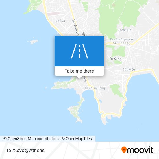 Τρίτωνος map