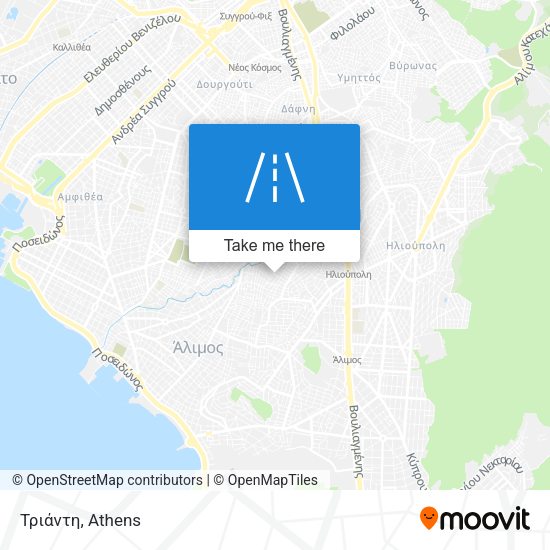 Τριάντη map