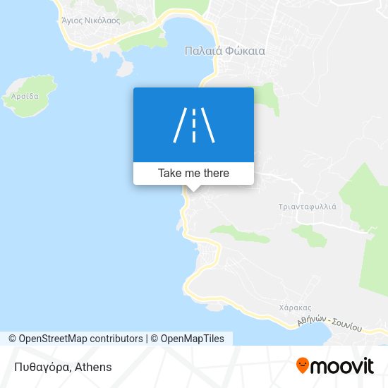 Πυθαγόρα map