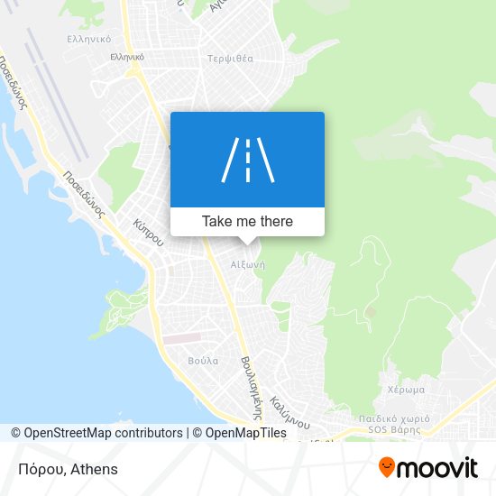 Πόρου map
