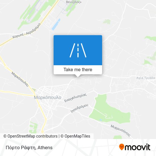Πόρτο Ράφτη map
