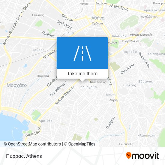 Πύρρας map