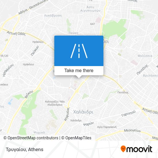 Τρυγαίου map