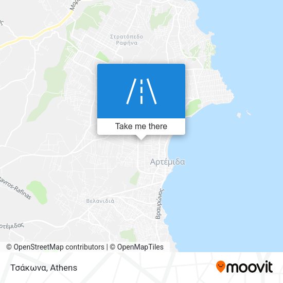 Τσάκωνα map