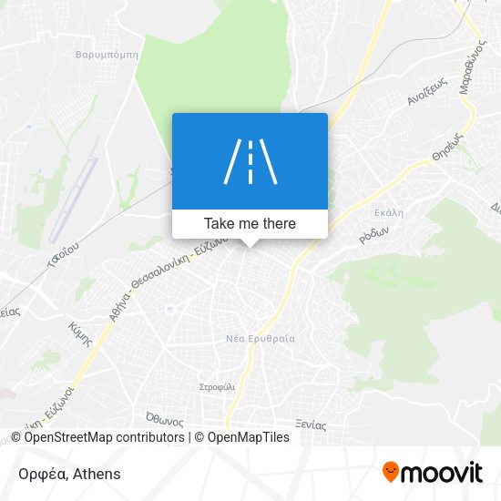 Ορφέα map
