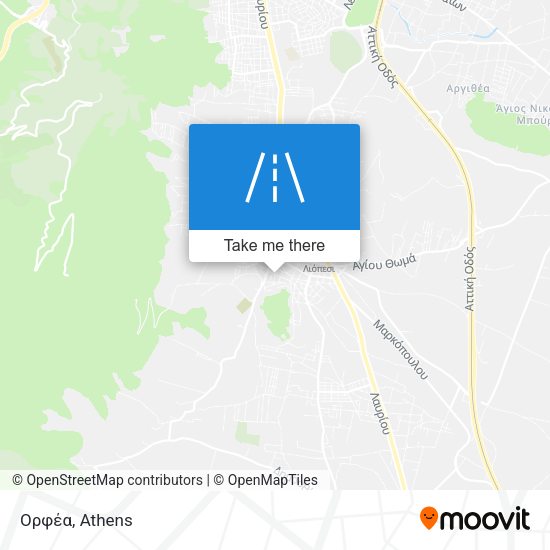Ορφέα map