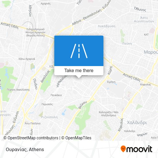 Ουρανίας map