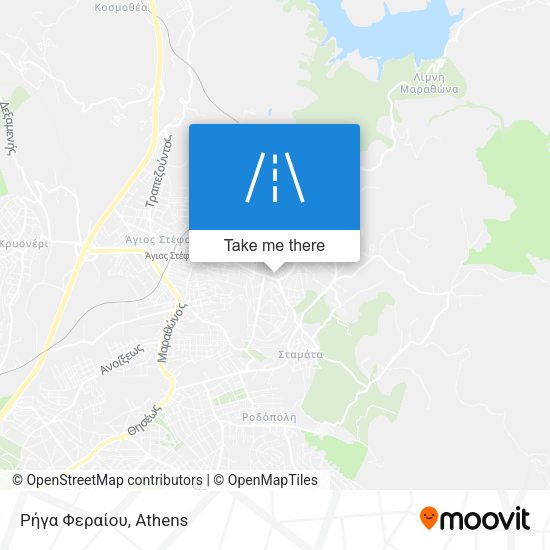 Ρήγα Φεραίου map