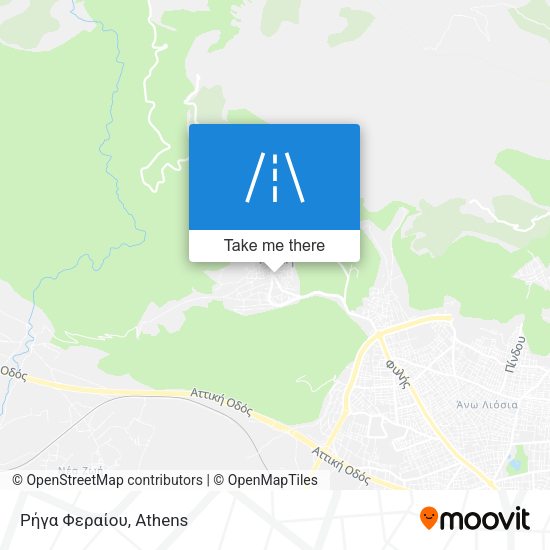 Ρήγα Φεραίου map