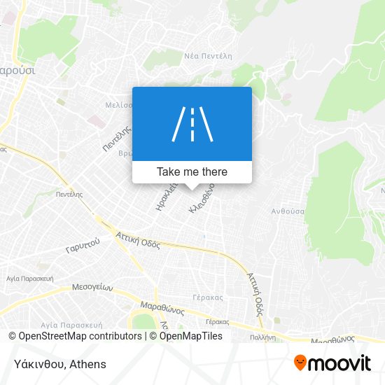 Υάκινθου map