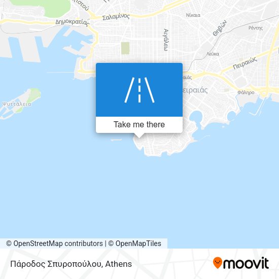 Πάροδος Σπυροπούλου map