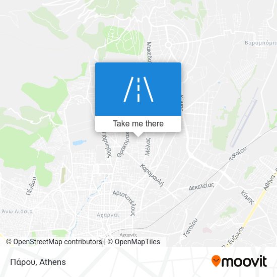 Πάρου map