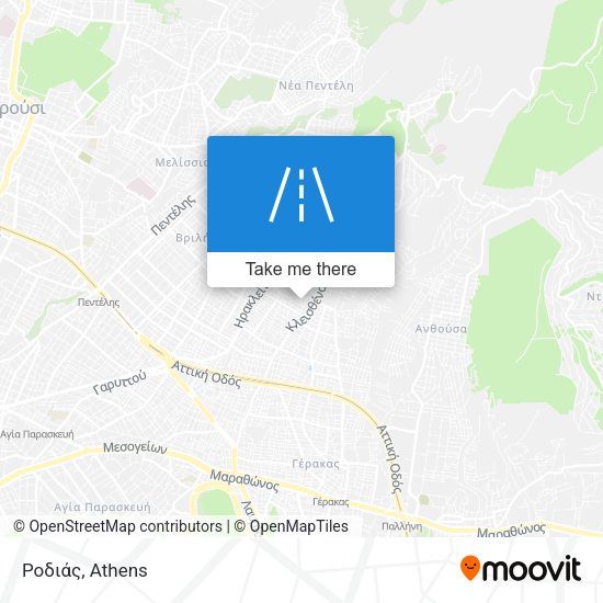 Ροδιάς map