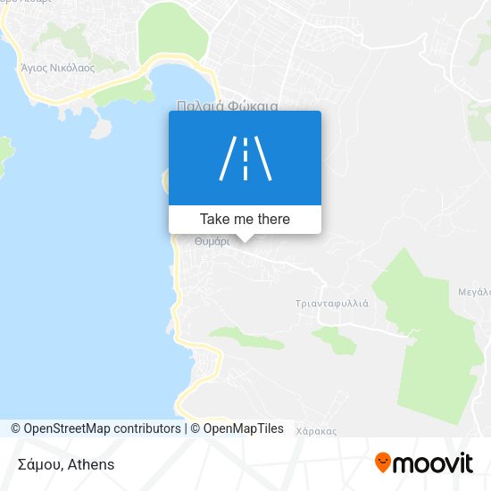 Σάμου map