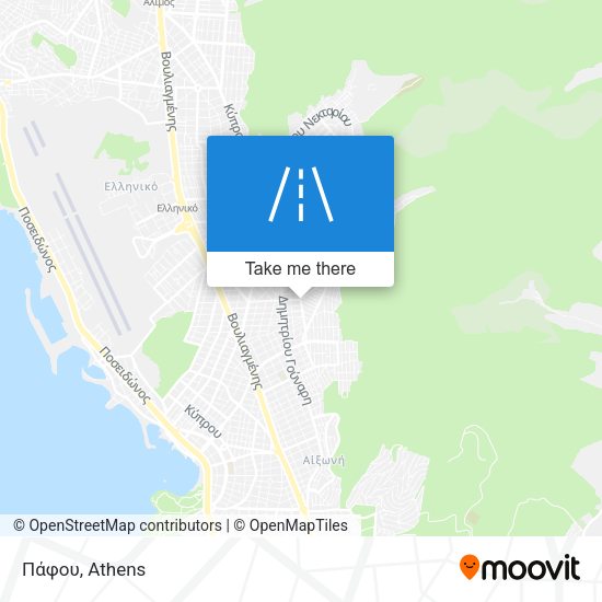 Πάφου map