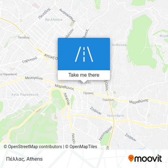 Πέλλας map
