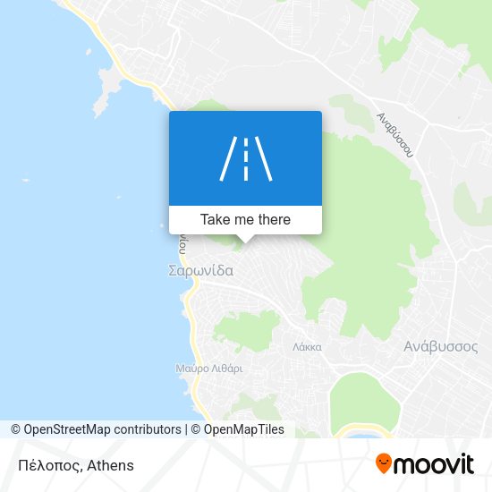 Πέλοπος map