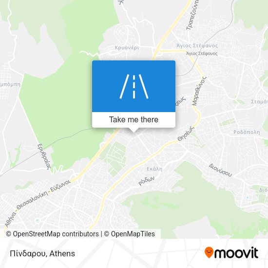 Πίνδαρου map