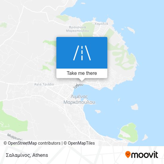 Σαλαμίνος map