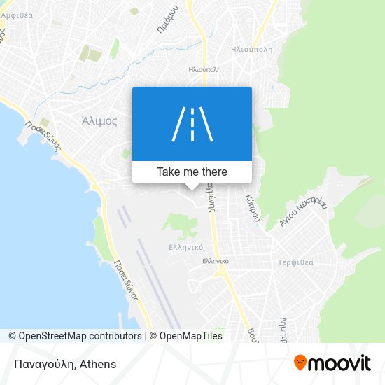 Παναγούλη map