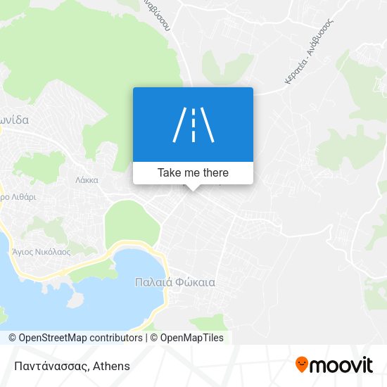 Παντάνασσας map