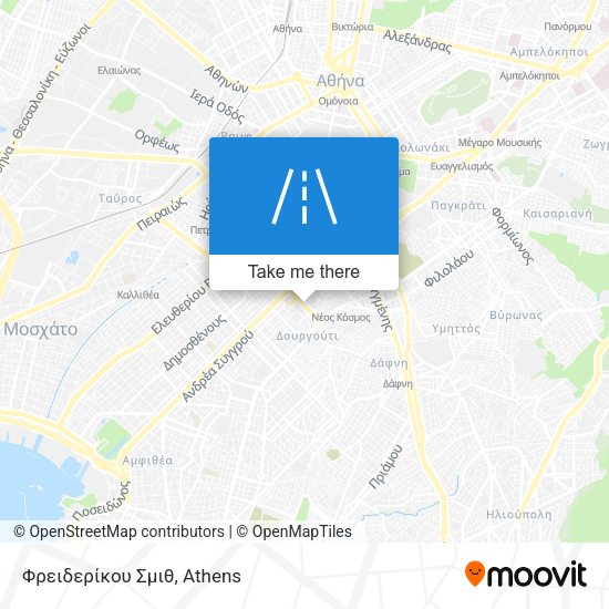 Φρειδερίκου Σμιθ map